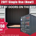 New 20ft Container with Set of Doors on the Side for Sales & Hire Sydney NSW
