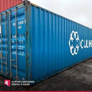 Second-hand 40ft high cube shipping container sale stock - Hunter Containers