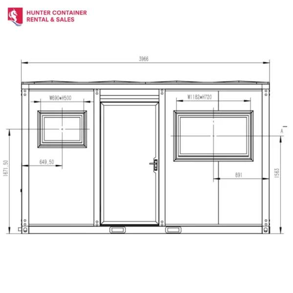 4m Accommodation Unit NSW | Hunter Containers