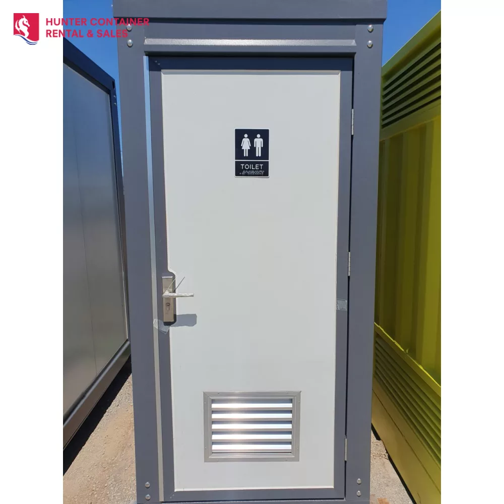 single portable toilet unit, doorway, for sale NSW