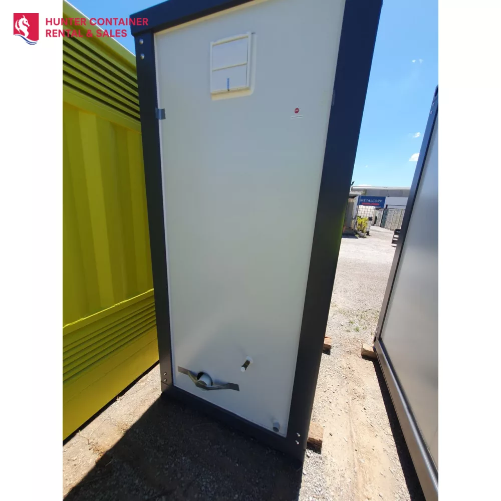 single portable toilet unit, rear, for sale NSW